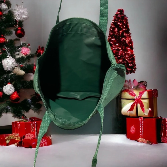 Christmas tote‎ bag zipper closure - Picture 4 of 4